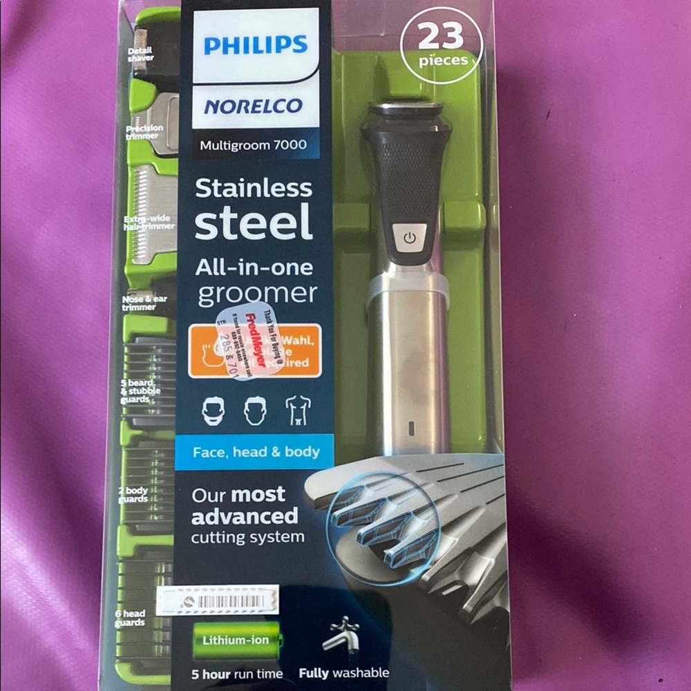 New Norelco premium stainless all-in-one groomer Face Head and Body